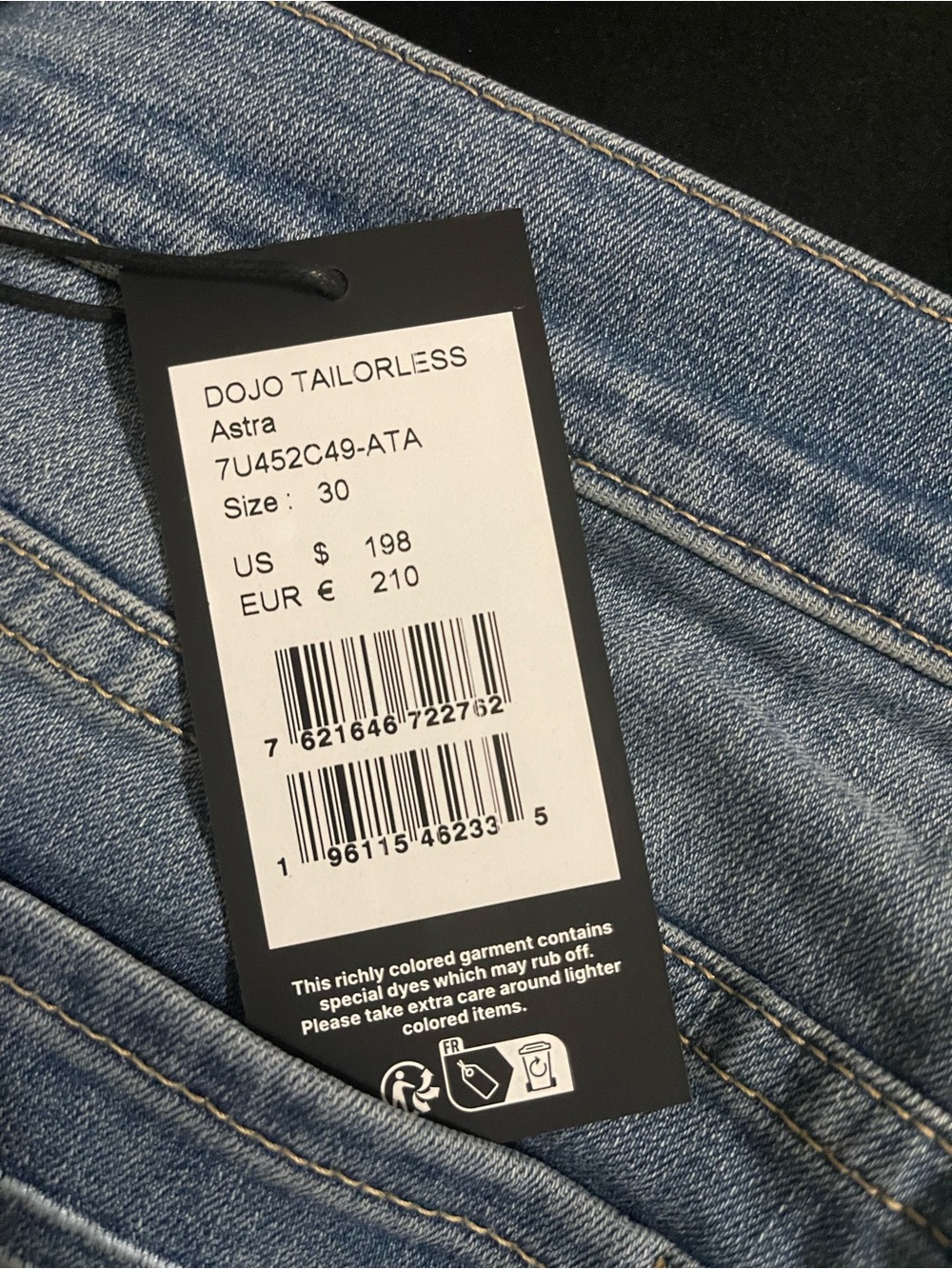 7 For All Mankind Women's Boot Cut Jeans - Light Blue Wash - Picture 3 of 3